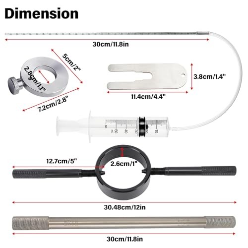 Motorcycle Fork Service Tool Kit Fork Oil Level Tool Fork Spring Compressor