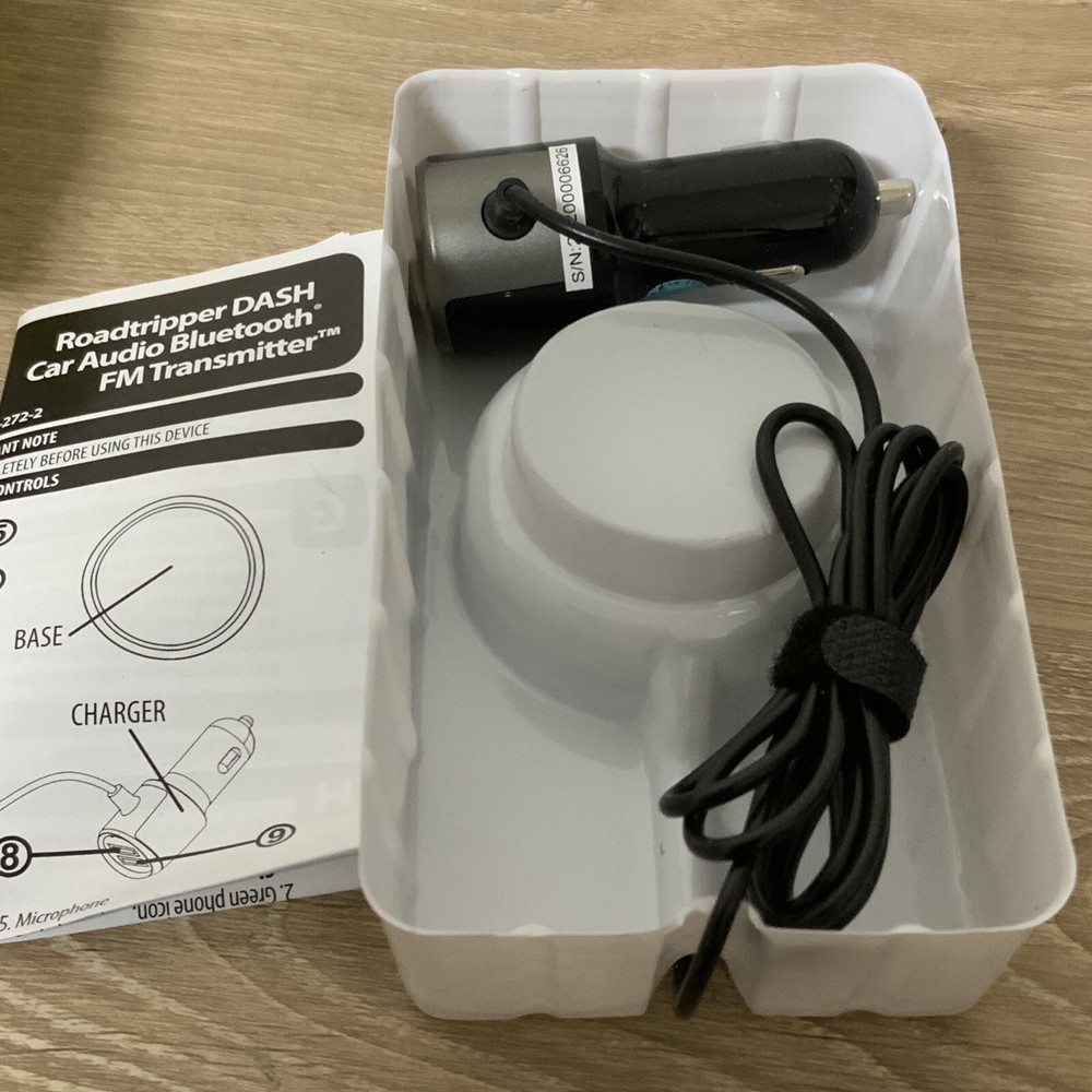 📀 Bracketron RoadTripper DASH Car Audio Bluetooth FM Transmitter (AS SHOWN)