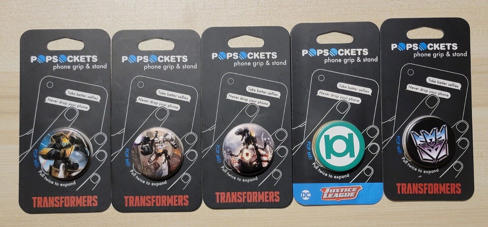 PopSockets Grip & Stand Transformers DC Universal Phone Holder Popsocket NEW