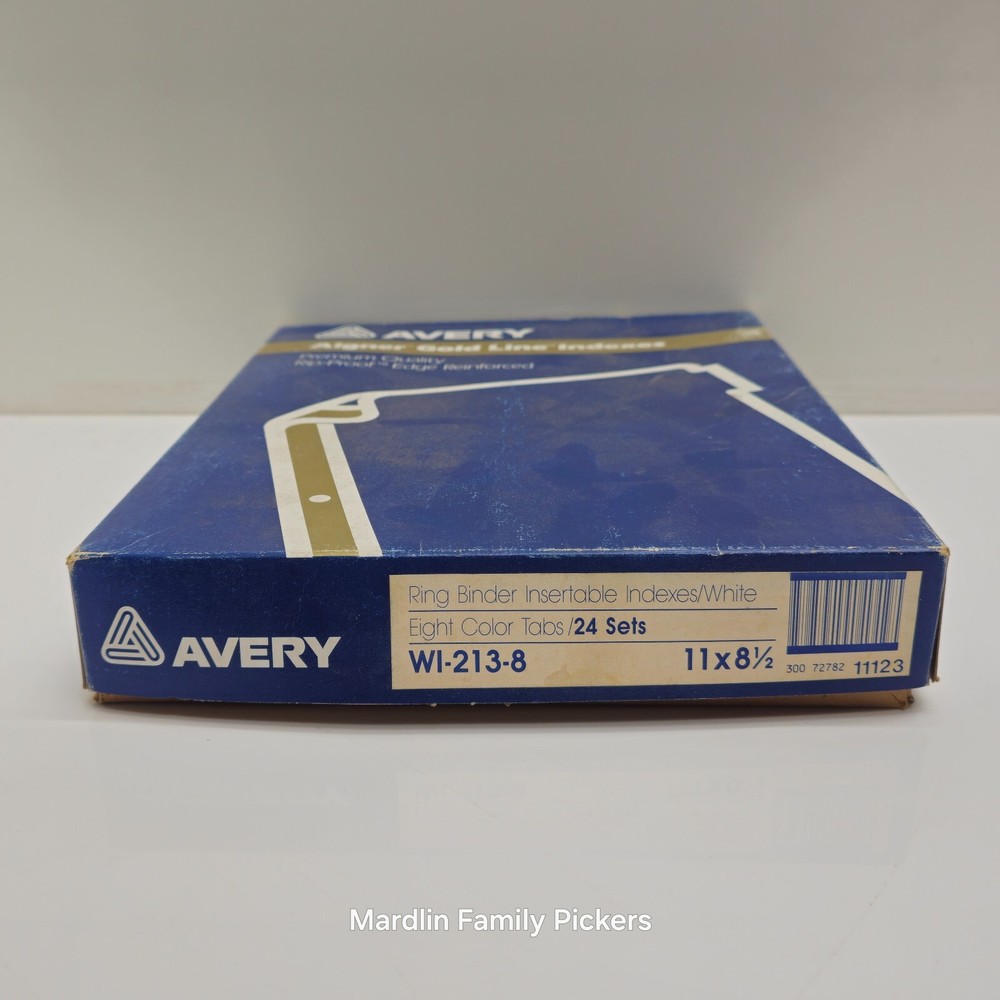 Avery Aigner Gold Line Rip-Proof Ring Binder Insertable Indexes Premium Quality