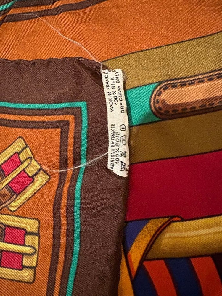 Hermes Scarf 90 Belt Pattern Large