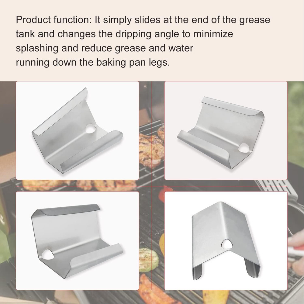 Grease Slide Mod for 36" Blackstone Griddle Keeps Grease from Dripping. Stainles