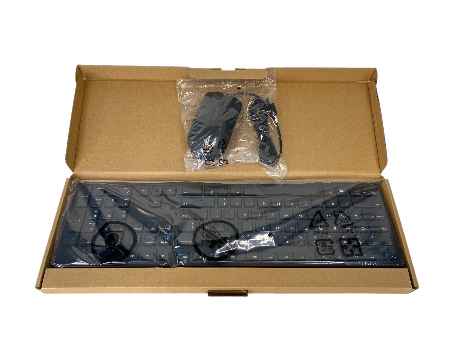 Dell USB Wired Keyboard and Mouse Combo For Office and Casual KB216-BK-US (New)