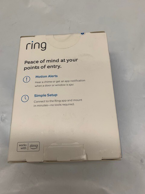 Ring Contact Sensor Wireless Sensor for Ring Alarm- 2nd Gen-White*New