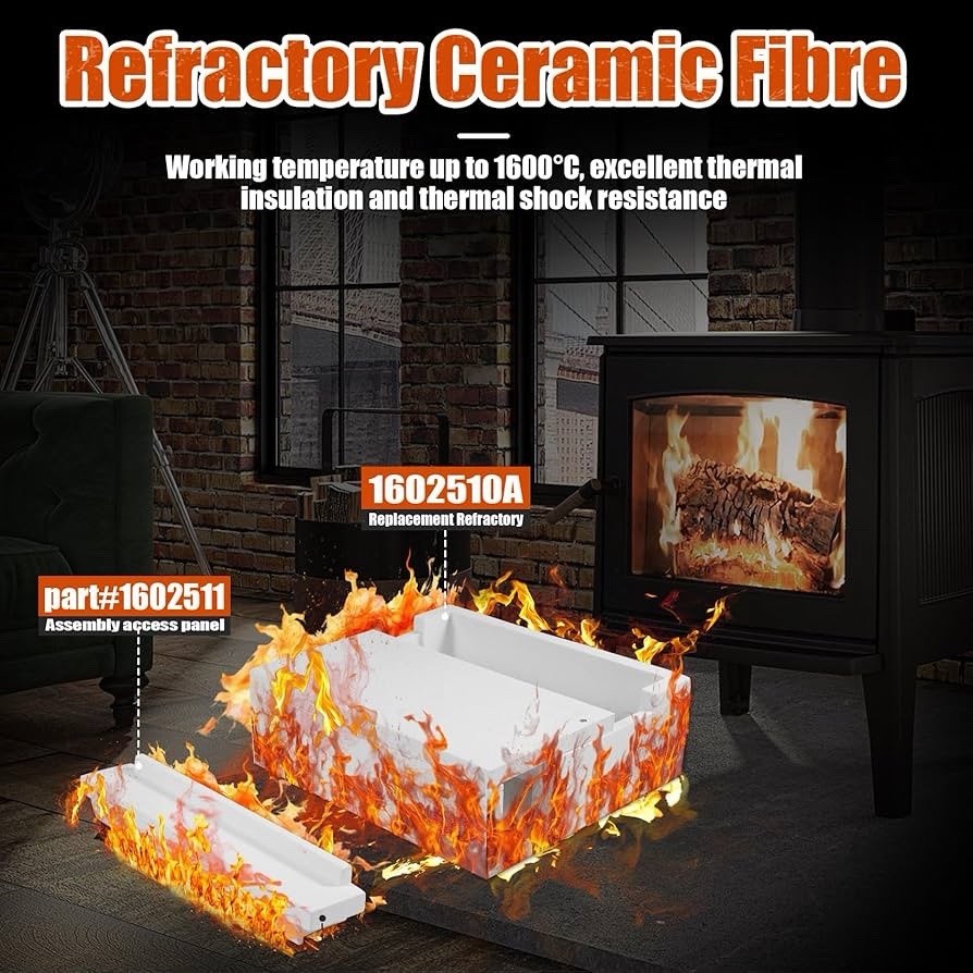 Refractory Assembly with Access Panel for Vermont Castings Defiant Encore Series