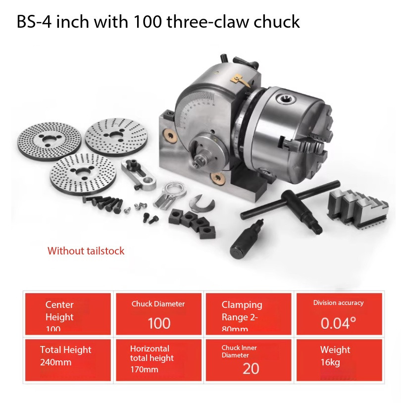 Universal Indexing Head Simple Indexing Device for Vertical and Horizontal Use