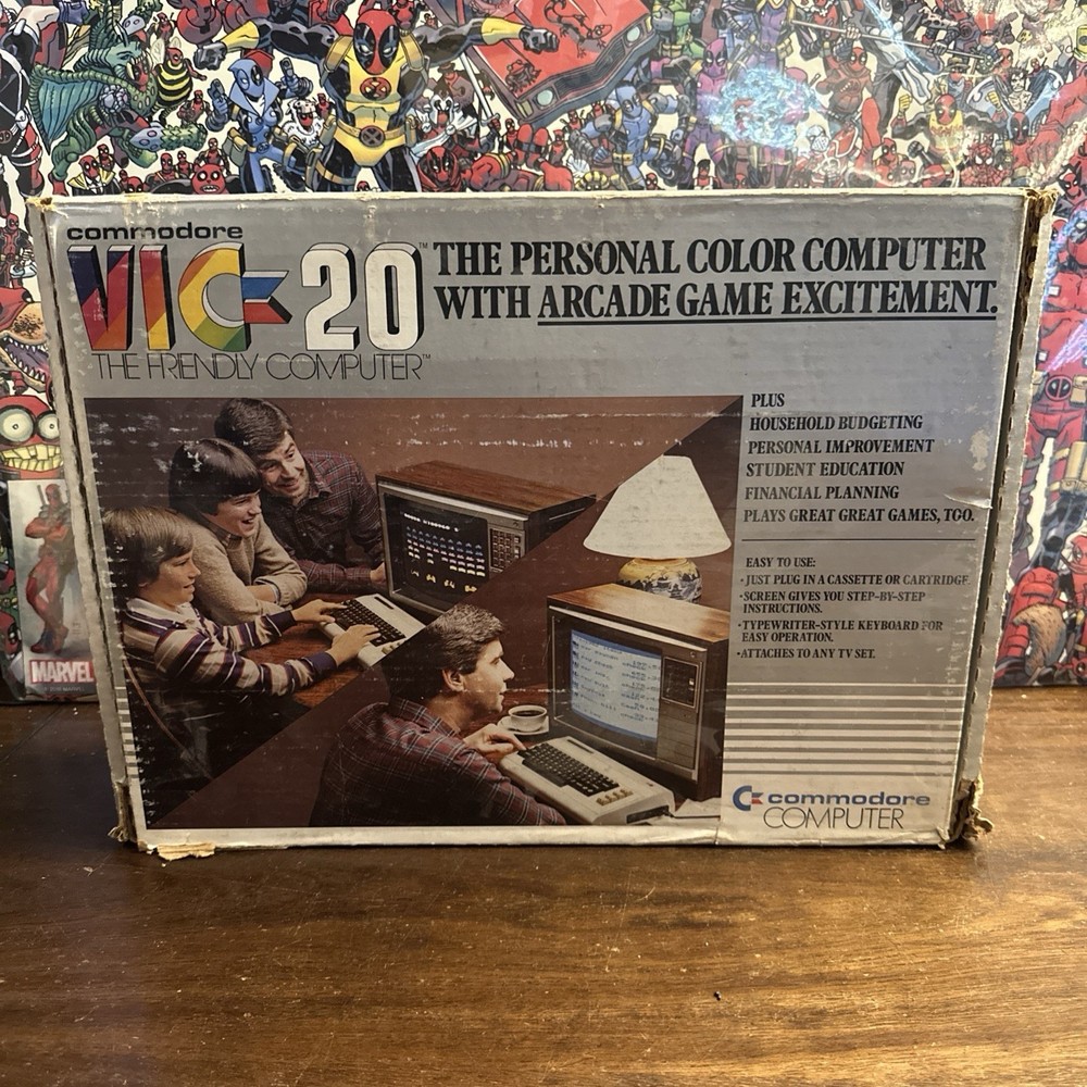 Commodore VIC-20 Computer System - Complete Matching Serial - Authentic - Clean