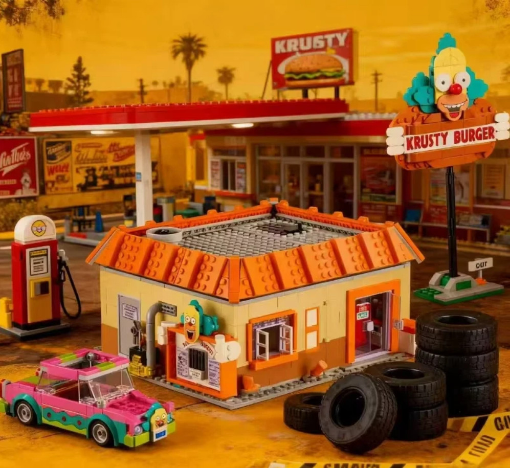 HighQuality 1635PC Building Blocks Complete Set for The Simpsons: Krusty Burger