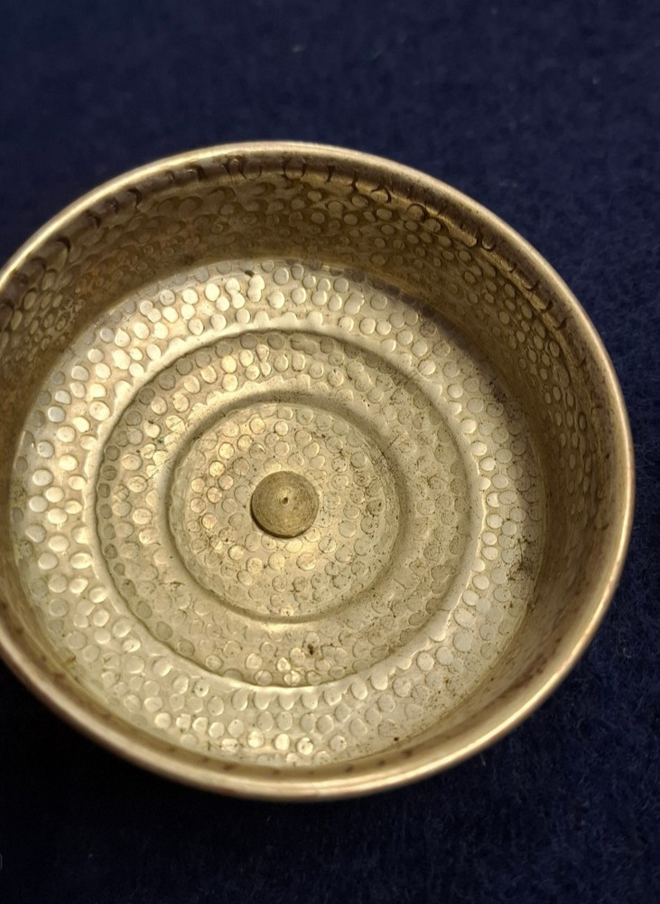 Vintage silver plated lidded dish