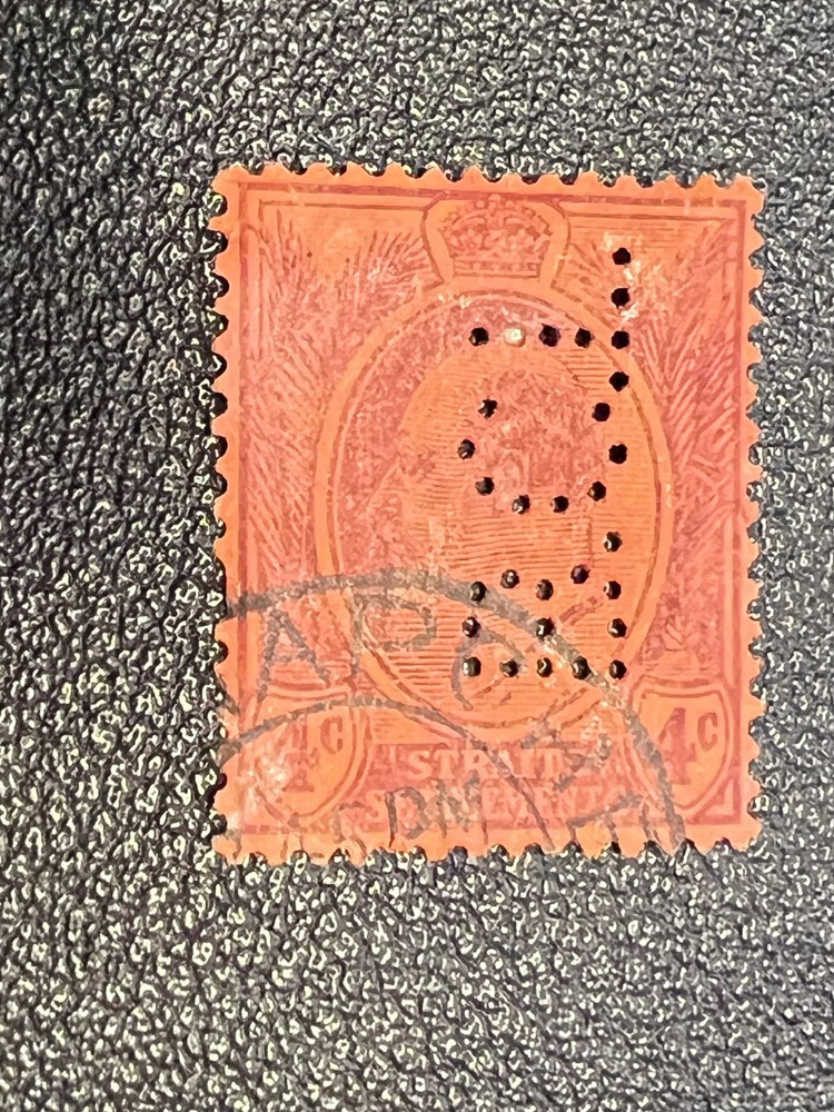 Straits Settlements stamp 107 used