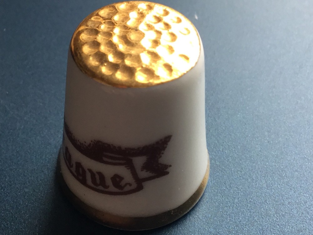 Prague Emblem thimble - E