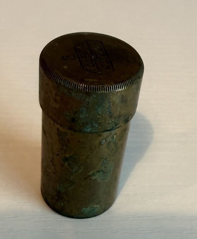 Canister ONLY for E. Leitz Wetzlar No. 3 Microscope Objective