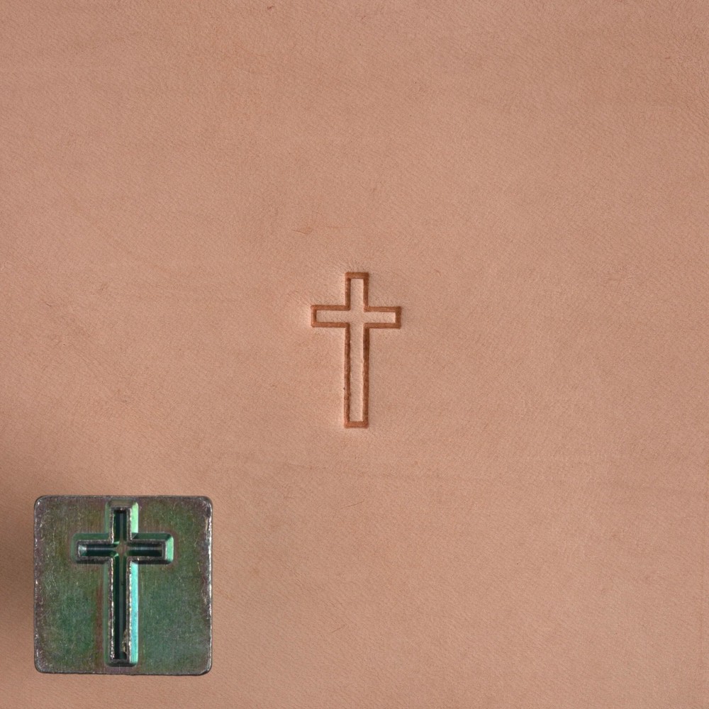 Cross Mini 2D Leather Craft Stamp 8809-00