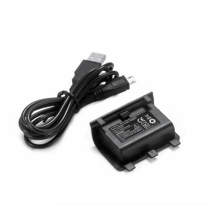 2x NEW RECHARGEABLE BATTERY PACKS FOR XBOX ONE WIRELESS CONTROLLER W/ CABLE