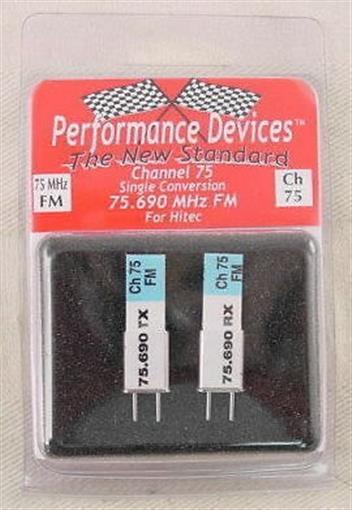 Hitec Single Conversion 75Mhz FM Crystal Set-Channel 75