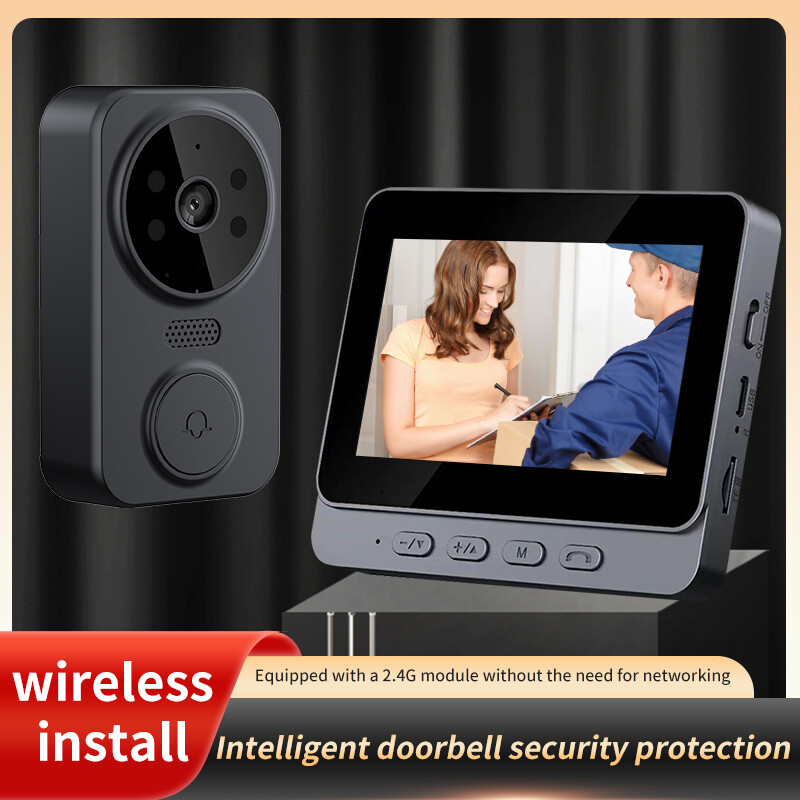 Smart Wireless WiFi Doorbell Intercom Video Camera Door Bell Chime Security ➙