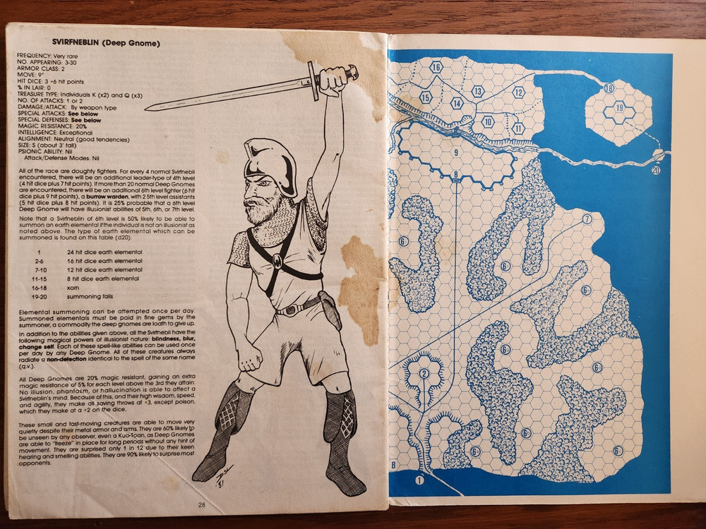 D3 Vault of the Drow module D&D TSR Basic Dungeons Dragons BECMI