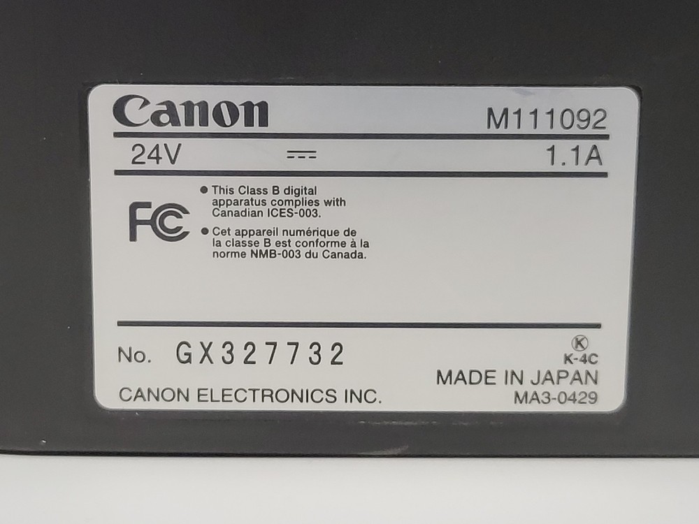 Canon DR-M160II ImageFormula Document Scanner with Power Adapter