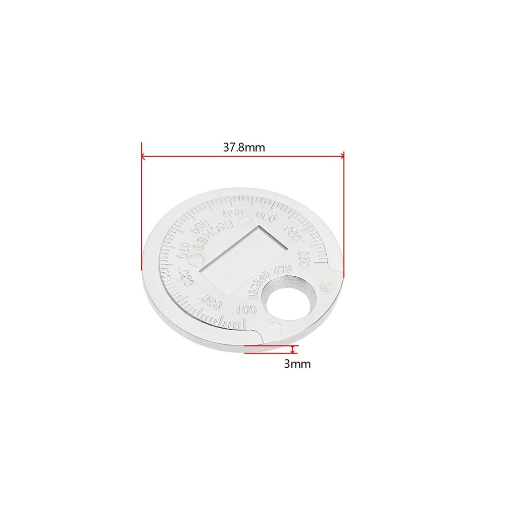 2pcs Spark Plug Gap Measuring Tool Spark Plug Gap Adjustment Tool Metric...