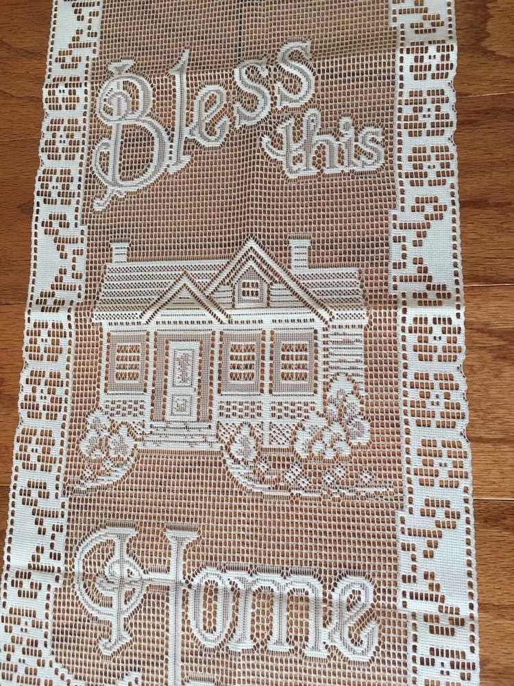 Heritage Lace "Ivory" Bless This Home Wall Hanging (48)