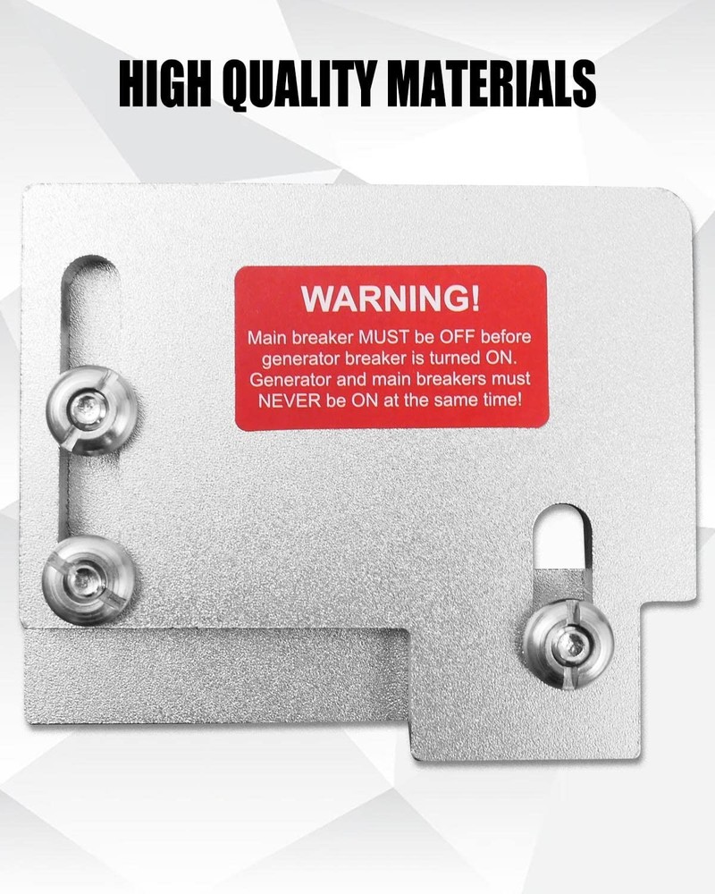 Generator Interlock Kit Compatible with Horizontal Main Cutler Hammer CH Seri...