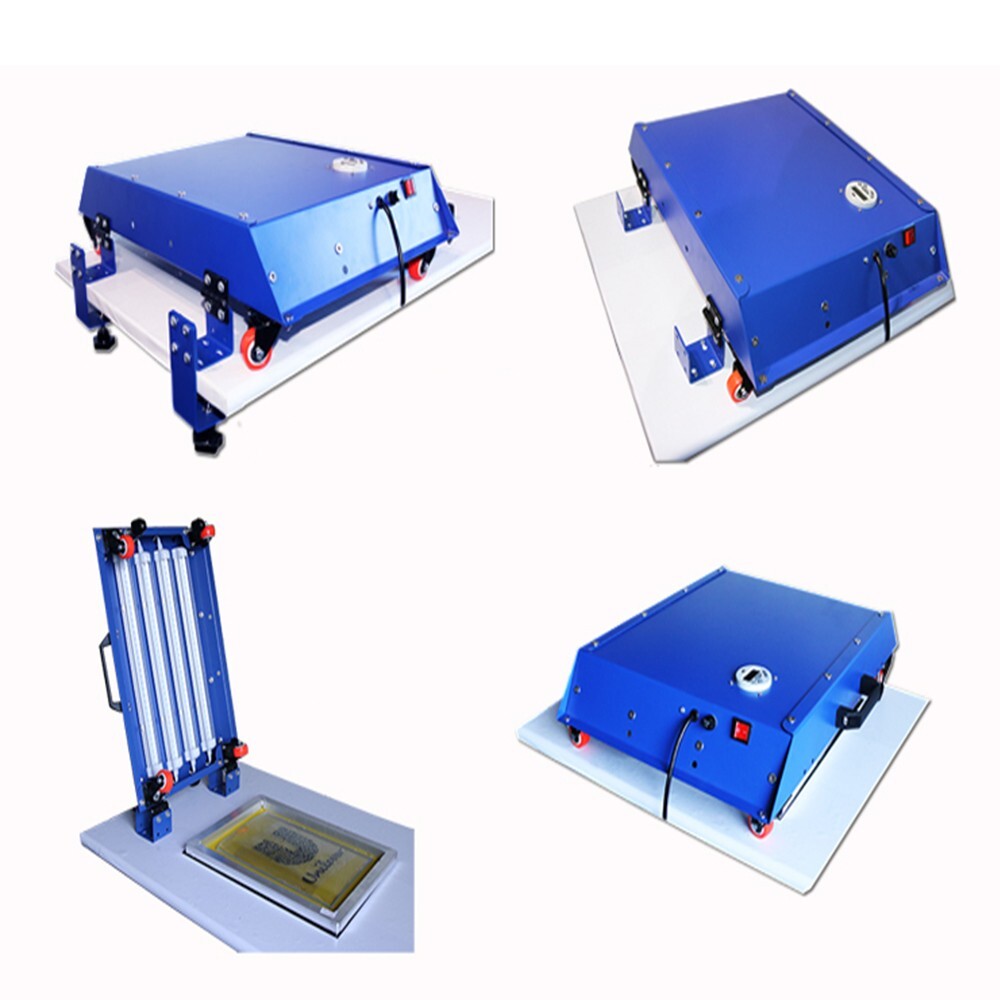 110V Push-Pull LED Movable Exposure Unit Ultraviolet Plate Drying Printing 12W×4