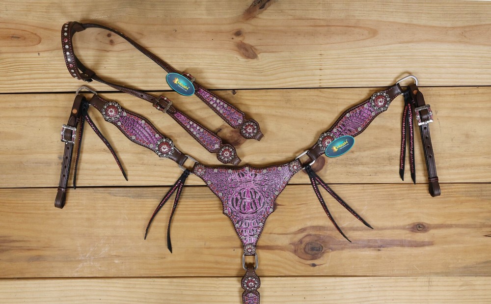 Headstall & Breast Collar Tack Set for Horse