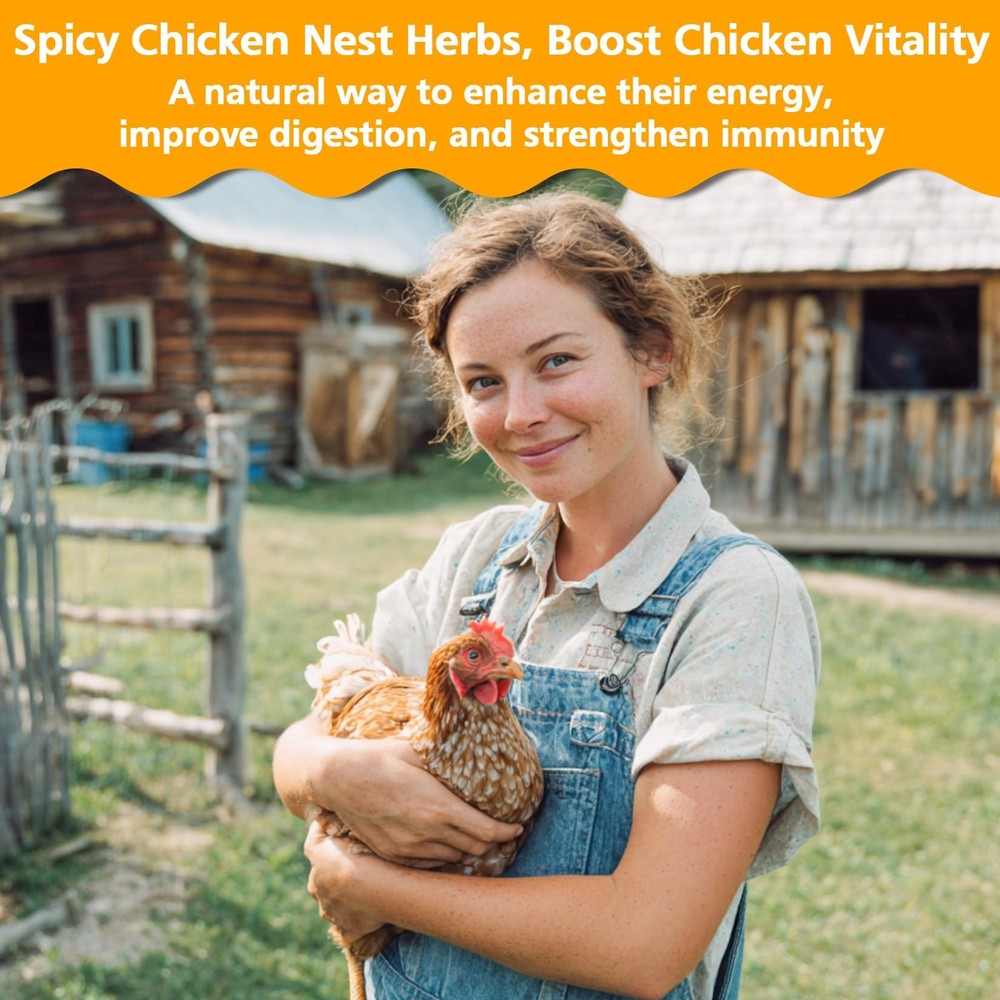 Chicken Nesting Herbs - 10Oz Natural Dried Herb Blend for Nesting Boxes & Chicke