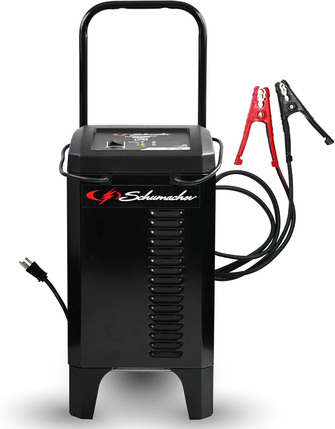 Wheeled Automatic 6A Car Battery Charger and 150A Engine Starter, 4-In-1 Solutio