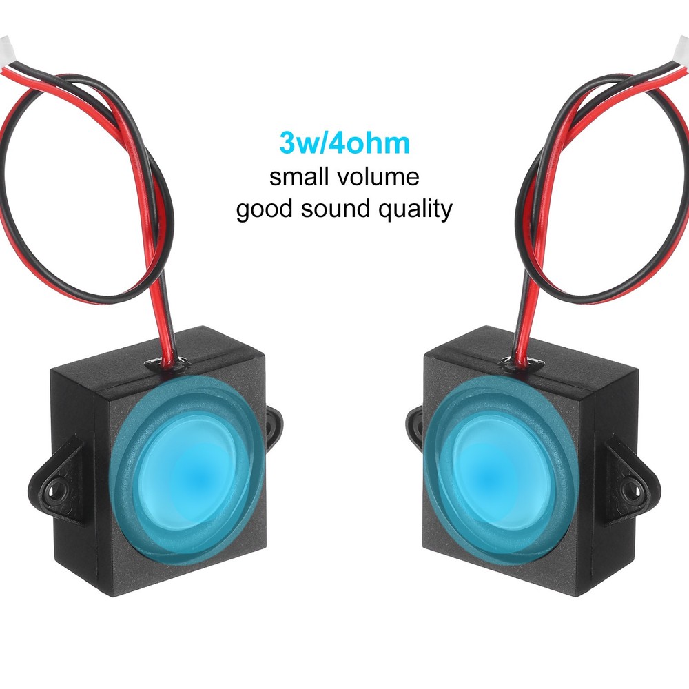 6Pcs Speaker 3 Watt 4 Ohm Mini Speaker Micro Speaker with JST-PH2.0 Interface