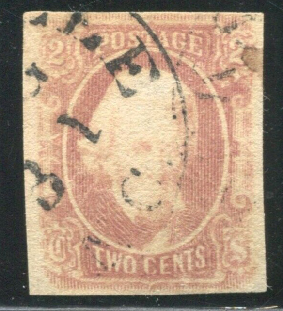 Confederate States 8 Used Stamp with CSA Cert LV9896