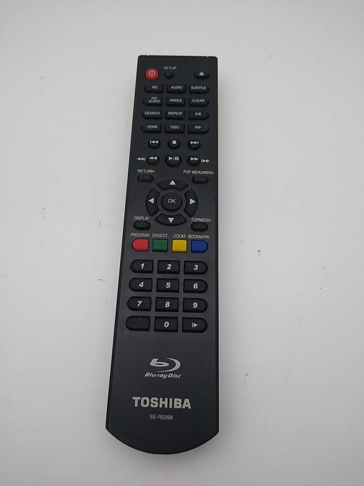 Toshiba SE-R0398 Remote Controller - Untested