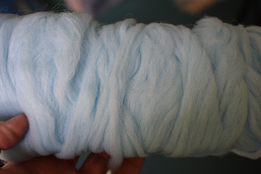 15 SUPER LIGHT BLUE Polypropylene Polypro Poly Yarn / Parachute Posts Fly Tying