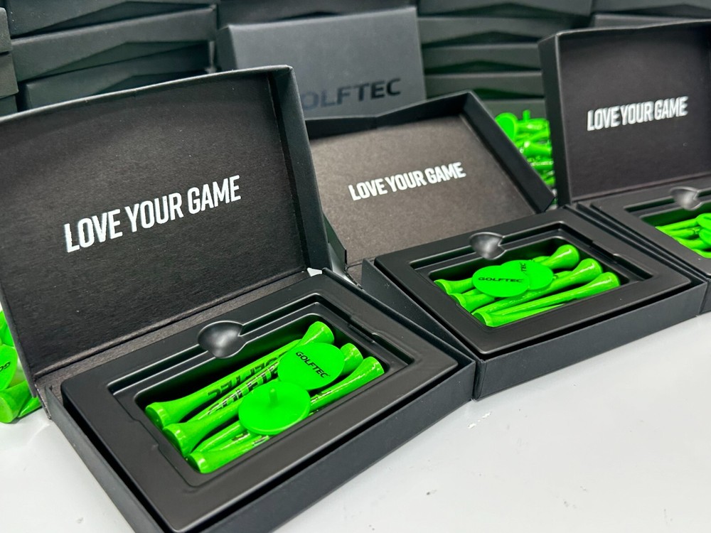 400 GOLFTEC Green Bamboo Golf Tees - 2.75