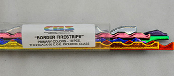 CBS Dichroic Glass Border Firestrips 90coe