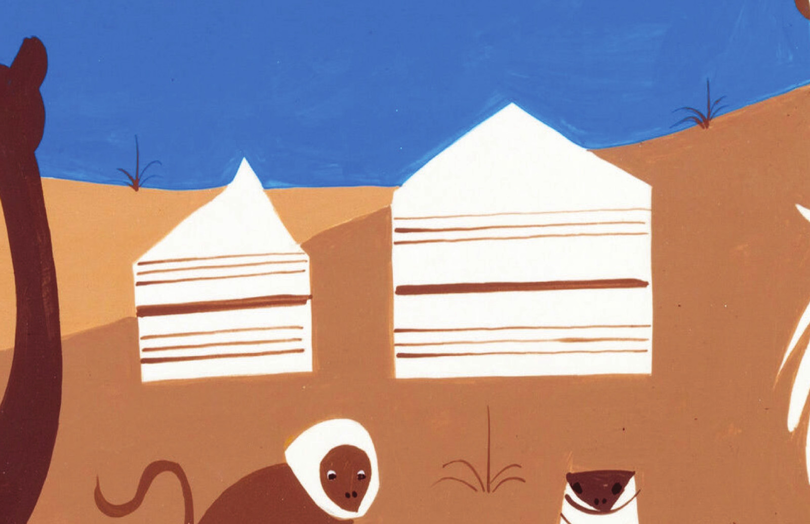 Small World Egypt Matte Poster 11x17 Mary Blair Print