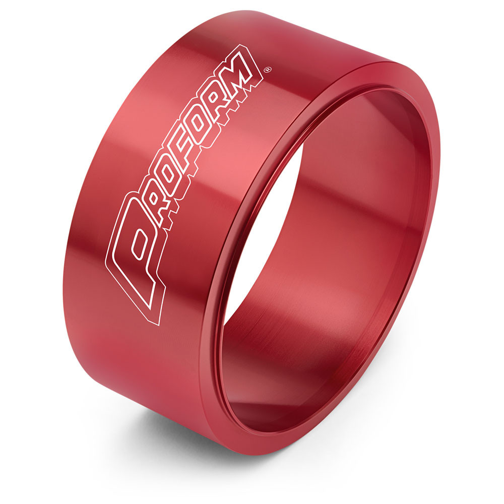 Proform Piston Ring Compressor 67452; Tapered 4.155 in. Bore Red Anodized