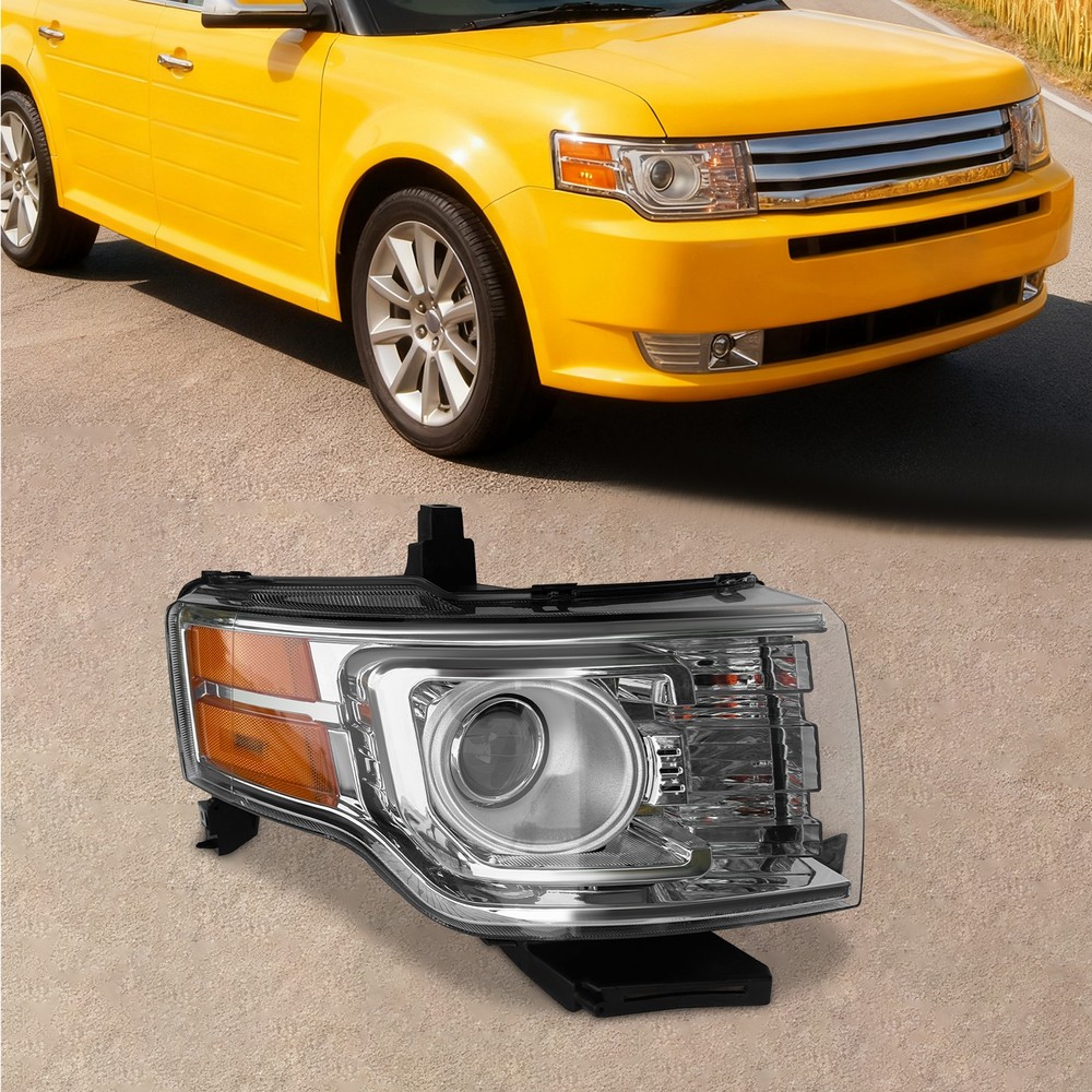 Right Side HID Headlight For 2009 2010 2011 2012 Ford Flex Limited /Titanium
