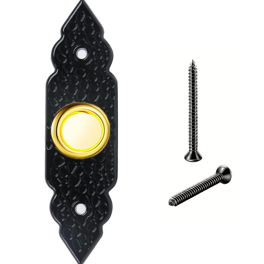 Convenient Wired LED Light Doorbell Push Button for Easy Front Door Access