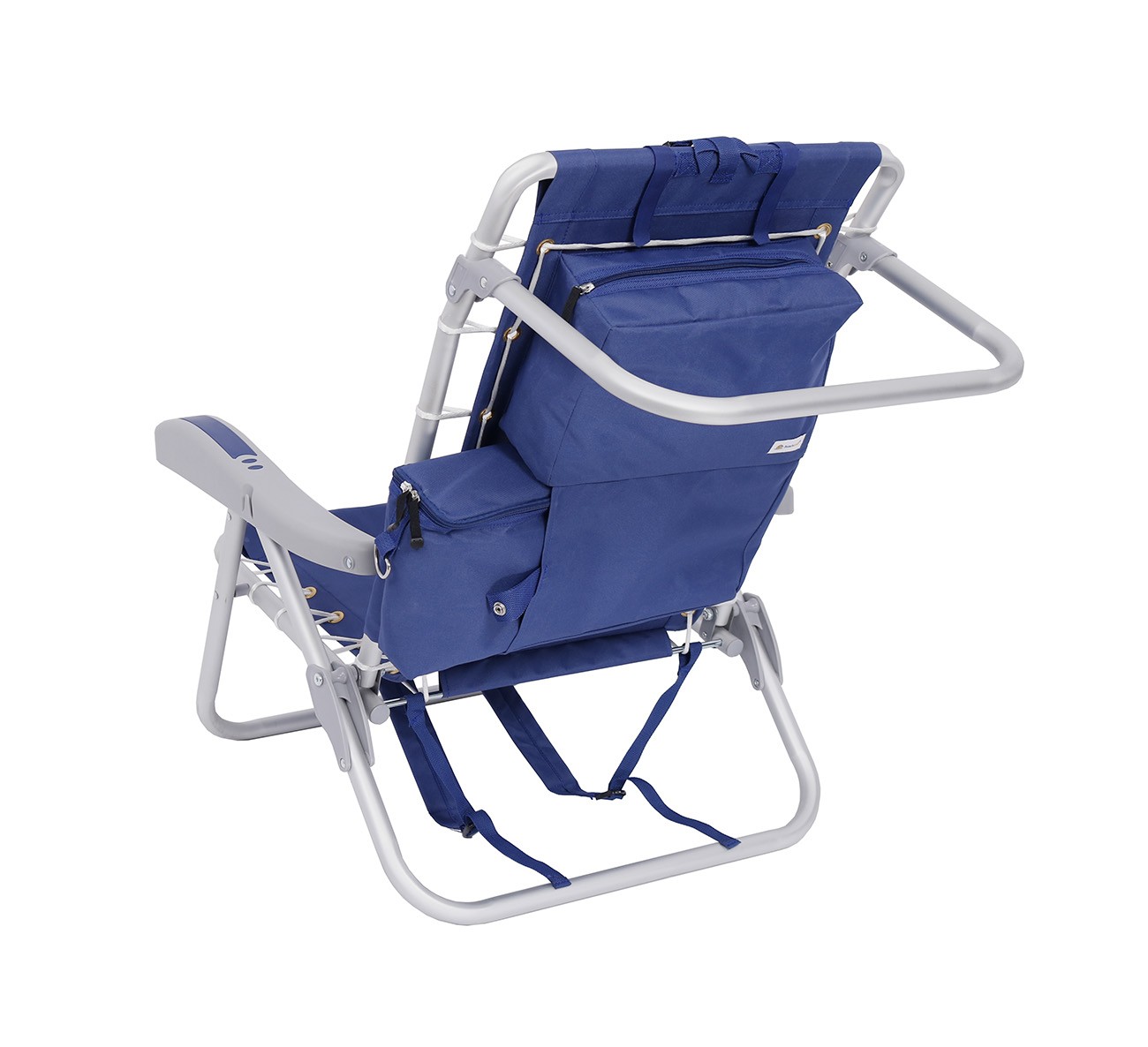 Ultimate Heavy Duty LayFlat 5 pos. Backpack Beach Chair | Insulated Cooler Pouch