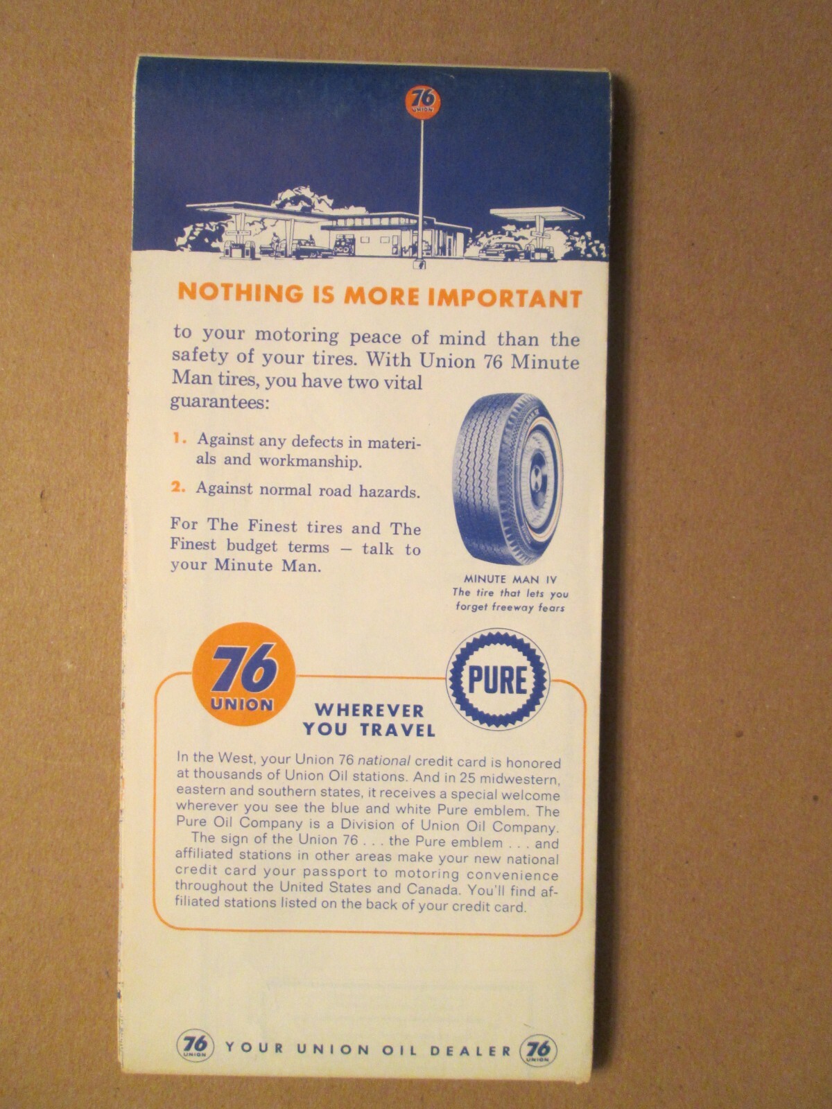 Union 76 Map of Los Angeles 1966