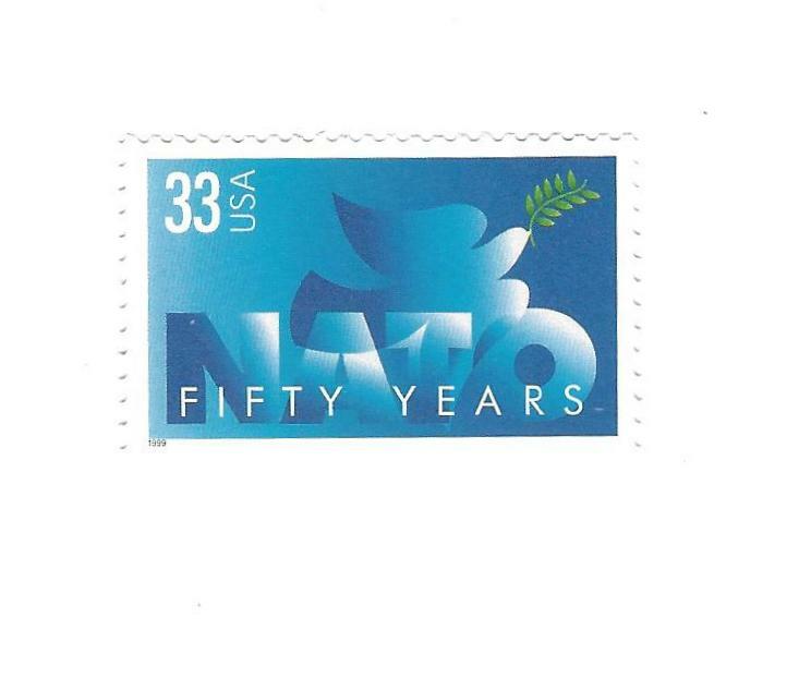 STAMP US SCOTT 3354 "NATO" 33 CENT 1999 MNH