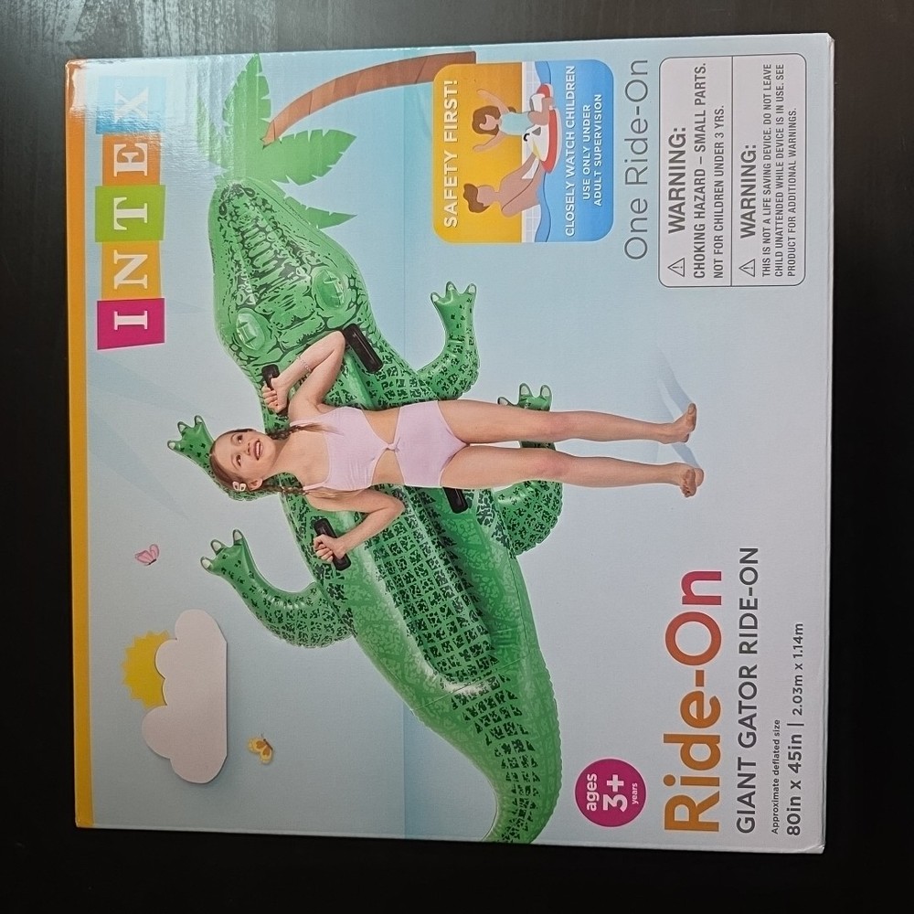 Intex Gator Ride-On Pool Float