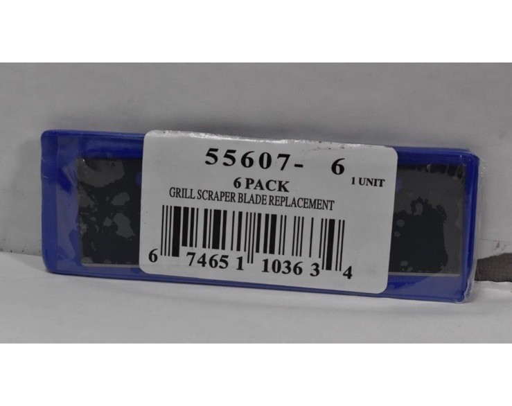 Nemco 55607-6 Grill Scraper Blade Replacements 6 Pack