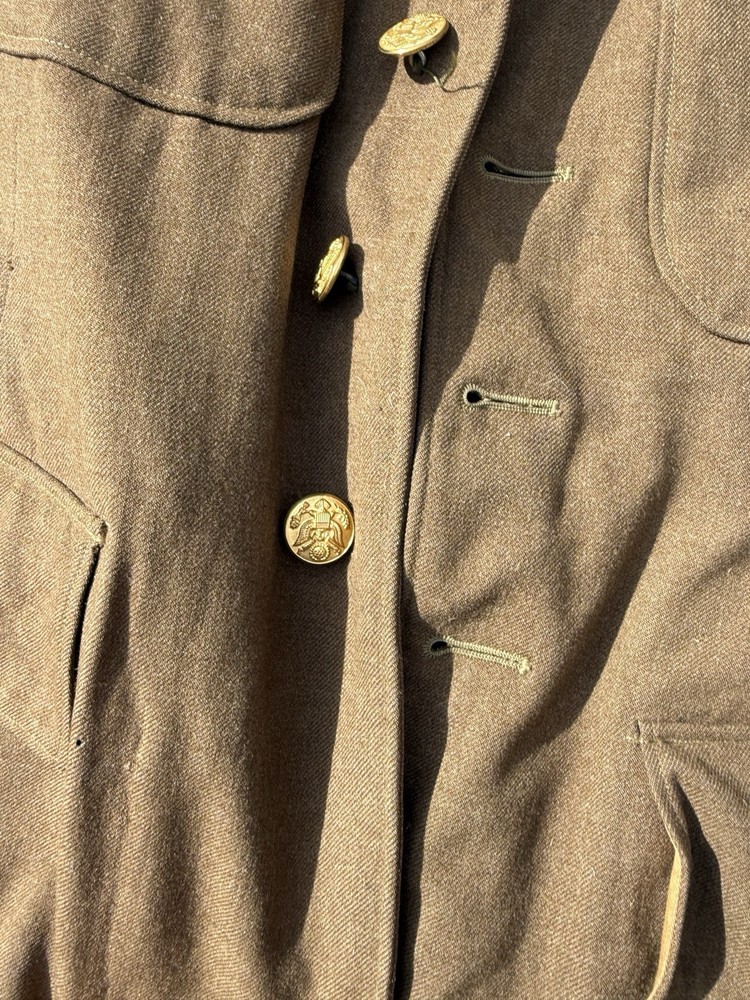 Old WW2 era US Army Dress Uniform Jacket Air Force 14th