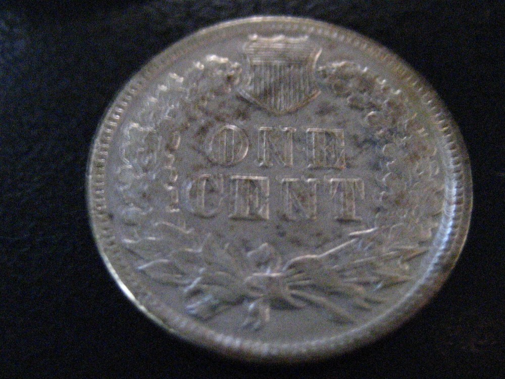 1881 Indian Head Cent XF Damaged