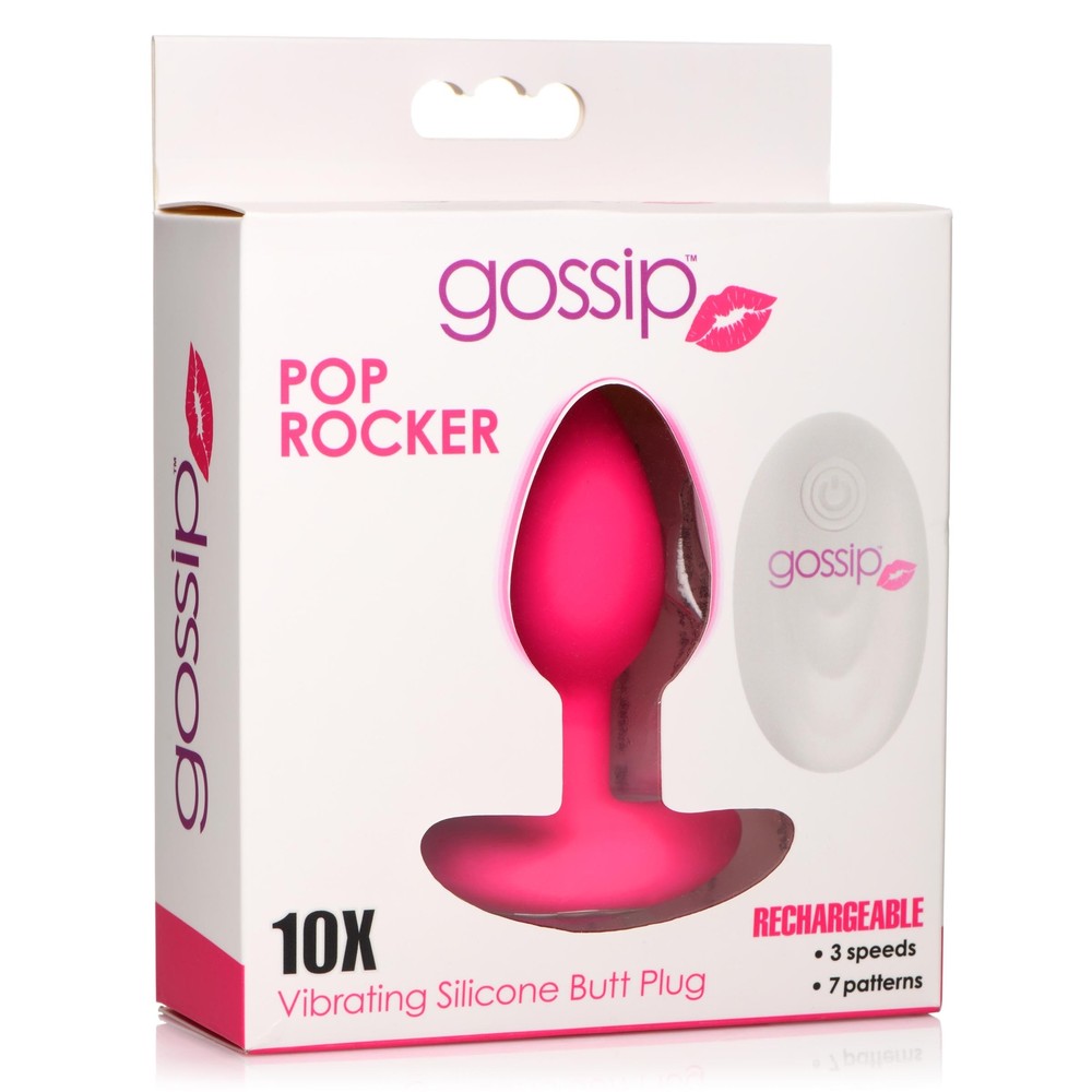 Remote Control Powerful Vibrating Silicone Anal Plug Vibrator Buttplug Massager