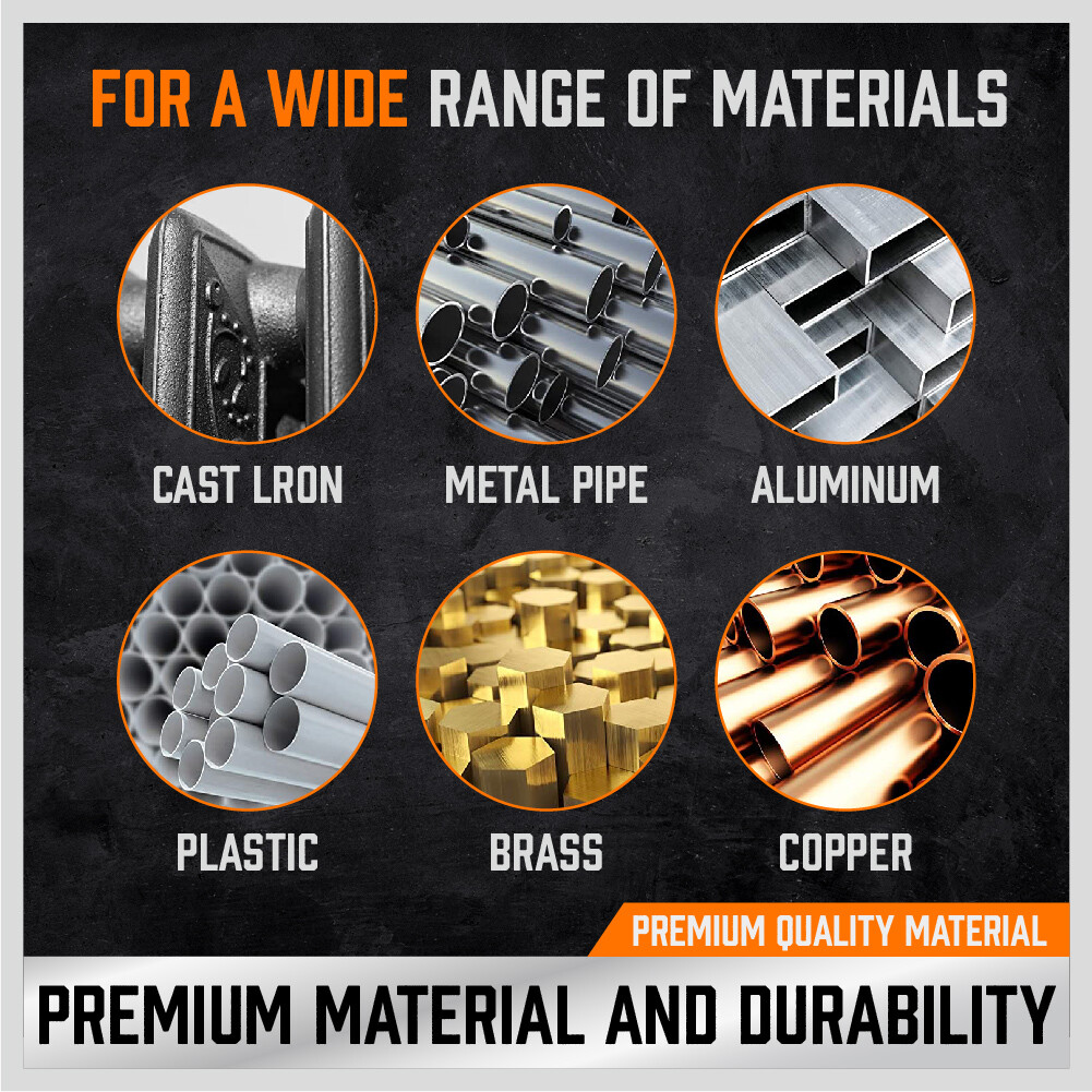 5 Pcs NPT Pipe Tap Set 1/8" 1/4" 3/8" 1/2" and 3/4" With Case Carbon Steel Inch