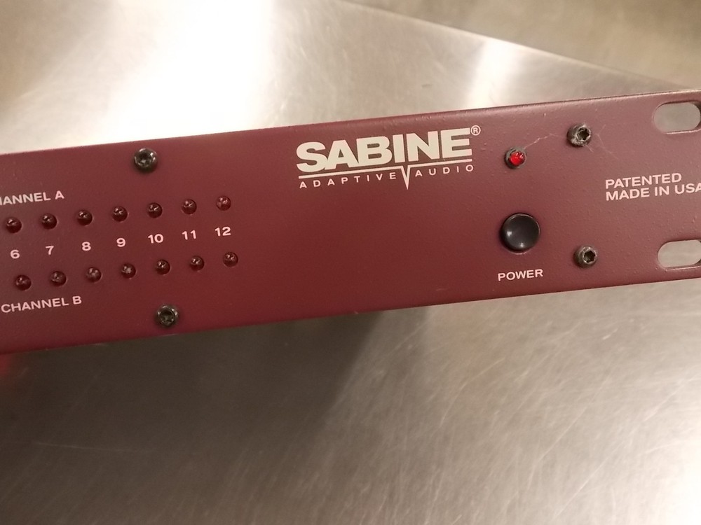 Sabine FBX2020 Feedback Exterminator Plus Tested Powers-On Y5