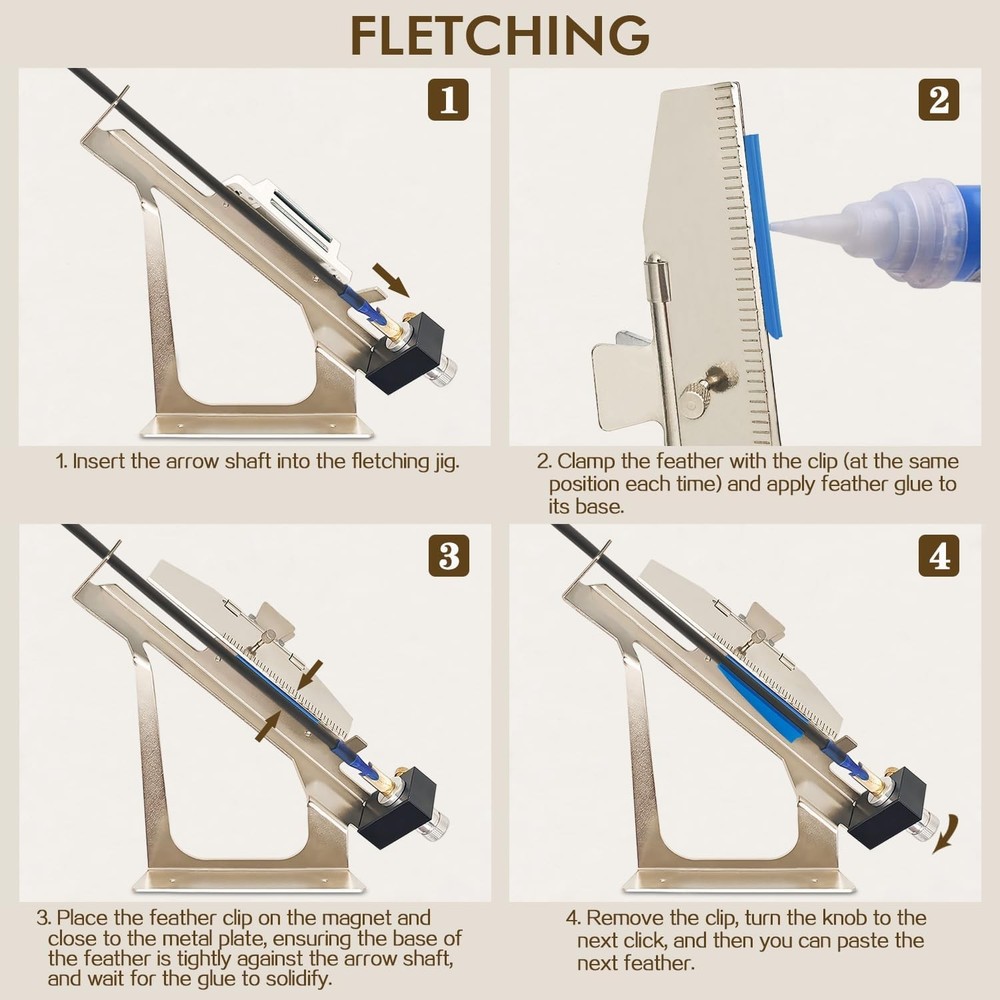 Fletching Jig, Arrow Fletching Jig